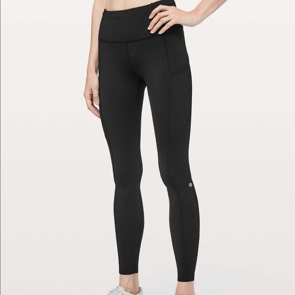 lululemon athletica Pants - Lululemon Wunder Under black leggings full length